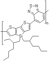 Poly[2,1,3-benzothiadiazole-4,7-diyl[4,4-bis(2-ethylhexyl)-4H-silolo[3,2-b:4,5-b']dithiophene-2,6-diyl]]